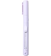 Purple Mini Pen Style Shears,Folding Student Portable Scissor with Cover,Ceramic Pencutter Stainl...
