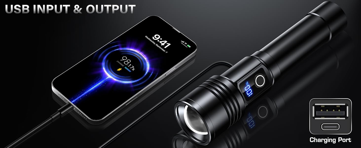 recchargeable flashlight