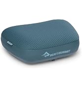 Sea to Summit Aeros Premium Inflatable Travel Pillow, Regular, Mediterranean