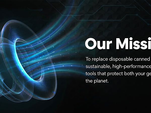 VORTNEI Mission Sustainable Cleaning Replaces Canned Air
