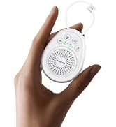 FOXFINE White Noise Machine - Portable Sound Machine with 30 Sleep Sounds, Rechargeable, Timer, C...