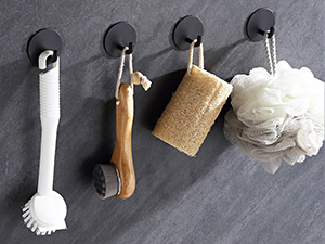 shower hooks for inside shower, hooks for loofah, shower loofah hooks, adhesive shower hooks