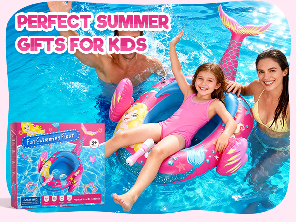 Summer Pool Toys Gift for Kids and Girls 3 4 5 6 7 8+ Years Old