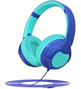 ZIHNIC Wired Kids Headphones, Safe 85dB Volume Limit for Boys & Girls, Comfortable Earpads, Folda...