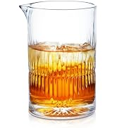 KITESSENSU Premium Cocktail Mixing Glass 23oz - Crystal Cocktail Mixer Bar Accessories to Mix & S...