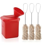 Calvana Ultra-Durable Angled Tire Lube Bucket Kit with 3 Lube Swabs for Coats Center Post Changer...