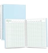 SUNEE Teacher Class Record Book for 11-12 weeks, 36 Names, 8.5x11 Inch, 104 Pages (52 Sheets), 10...