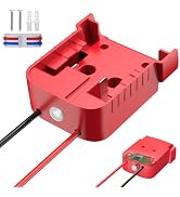 Azocek Upgraded Power Wheel Adapter Compatible with Milwaukee 18V Battery – with Overdischarge & ...