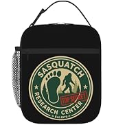 Funny Sasquatch Lunch Bag for Adults & Kids – Cryptid Research Center Top Secret Insulated Lunch ...
