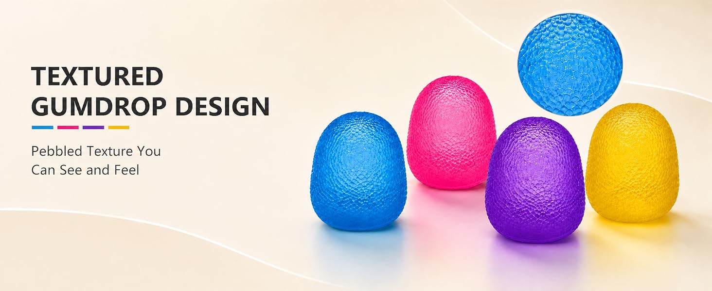 TEXTURED GUMDROP DESIGN