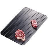 BOENLU Fast Defrosting Tray, Aluminum Meat Defrosting Thawing Plate for Quick, Safe, and Nutrient...