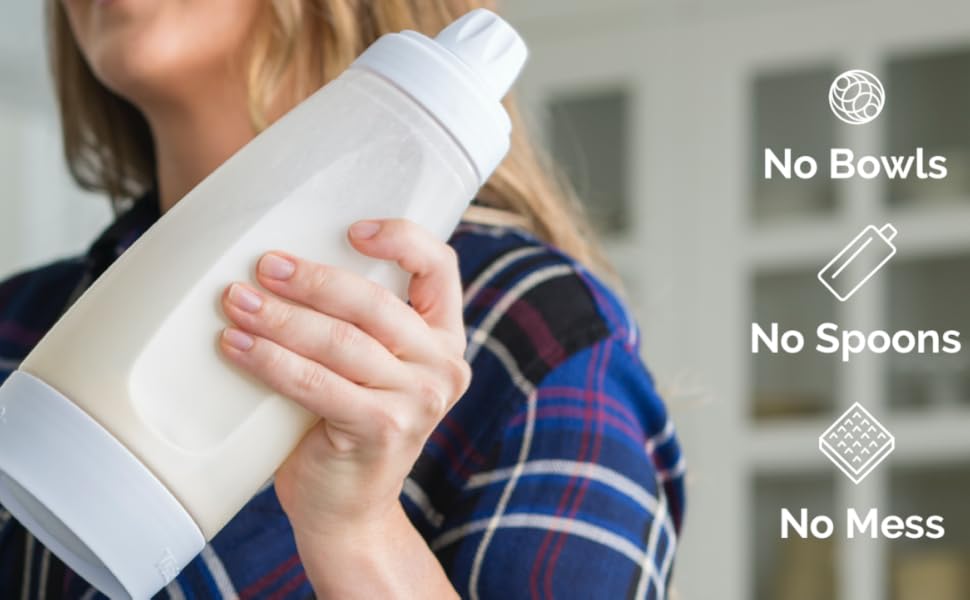 no bowls spoons or mess