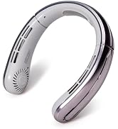 QYKCGQ Portable Neck Fans that Blow Cold Air, Rechargeable Personal Small Wearable Cooler With 3-...