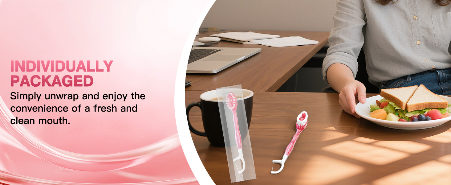 disposable toothbrushes with toothpaste