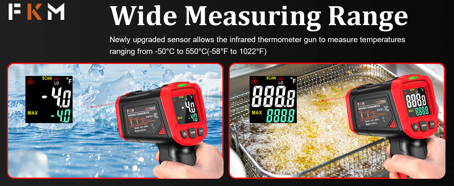 laser cooking thermometer gun