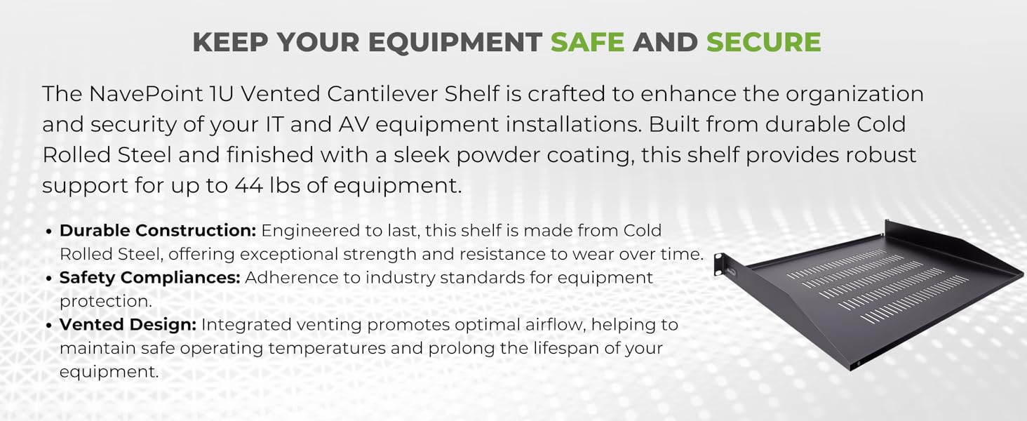 NavePoint Cantilever Shelves