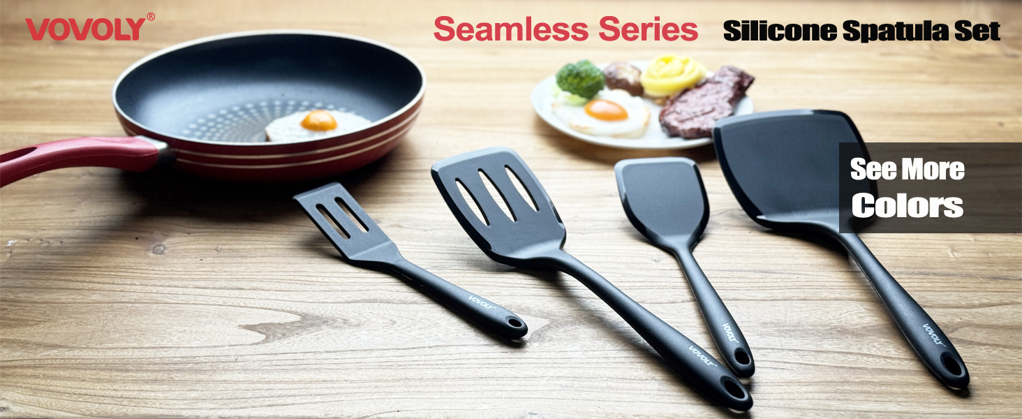 Seamless Series 4 pack spatula set