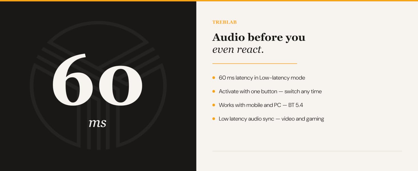 Audio before you even react.
