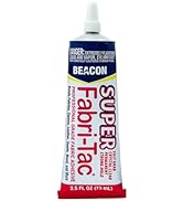 BEACON Super Fabri-Tac - New Industrial Grade Fabric Adhesive - Fast Grab, Quick Drying, Permanen...