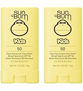 Sun Bum Kids SPF 50 Clear Sunscreen Face Stick | Wet or Dry Application | Hawaii 104 Act Complian...
