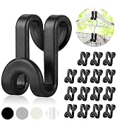 Mlici Clothes Hanger Connector Hooks, 70 Pcs Multi-Level Cascading Hanger Hooks, Plastic Heavy Du...