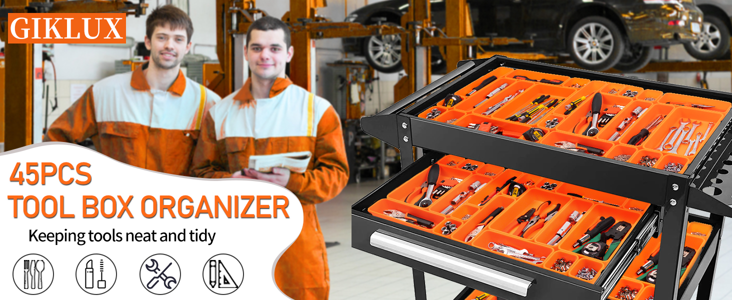 Giklux Tool Box Drawer Organizer