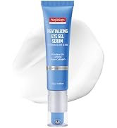 Purederm Revitalizing Eye Gel Serum – Cooling Eye Roller with 5% Volufiline, Caffeine & Vegan Col...