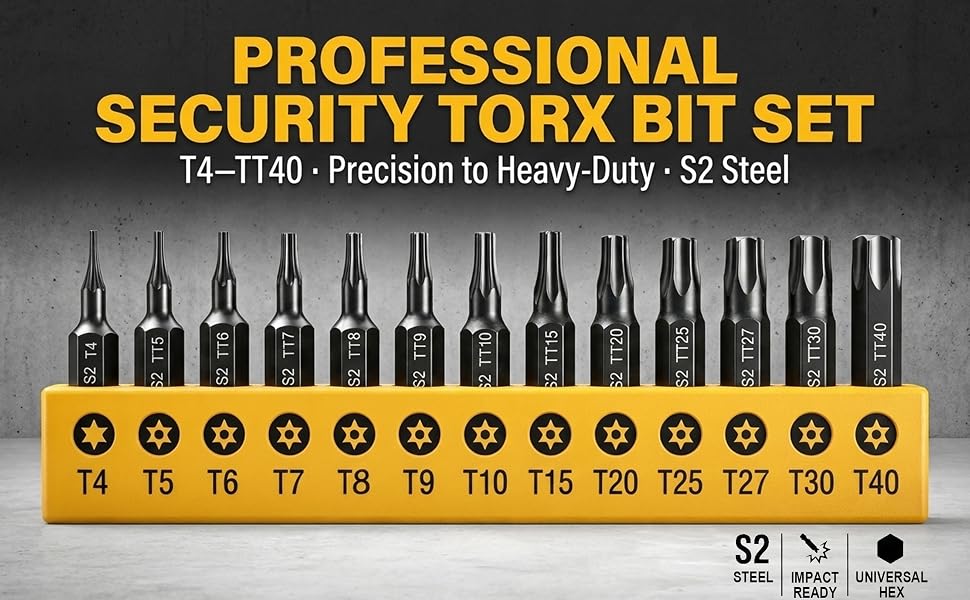 SECURITY TORX BIT SET