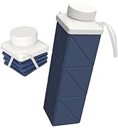 BEAUTAIL Collapsible Water Bottles 720ml 24.3oz, Foldable Portable Travel Water Bottle, Lightweig...
