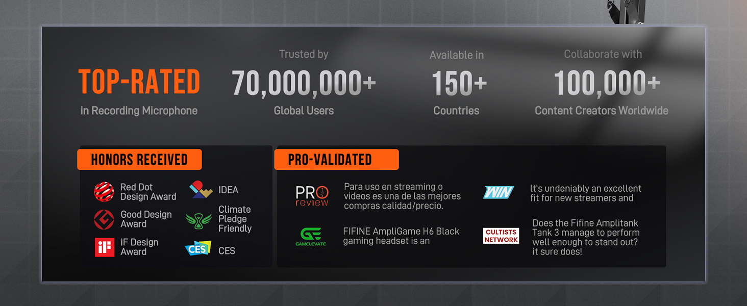 fifine recording microphone