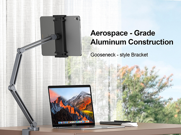 Aerospace - Grade Aluminum Construction Gooseneck -style Bracket