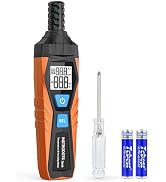 INSTRODOTS Temperature Humidity Meter, High Precision Thermometer Hygrometer with Ambient, Dew Po...