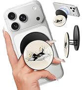 LISEVO Magnetic Phone Grip Compatible with MagSafe - Magnet Phone Grip Stand Magnetic Removable F...