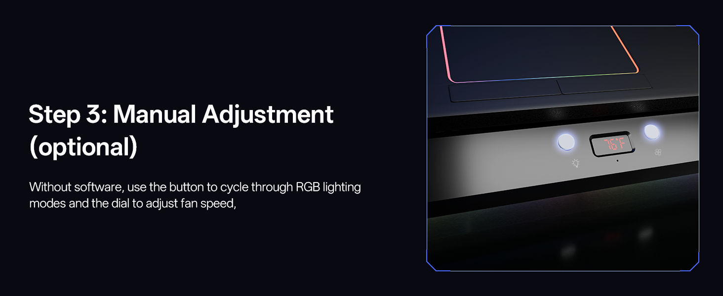Setp 3:Manual Adjustment