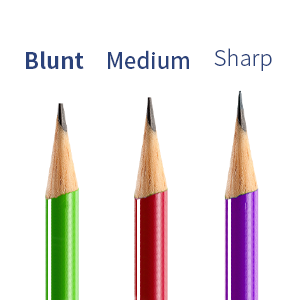 3 Sharpness Options