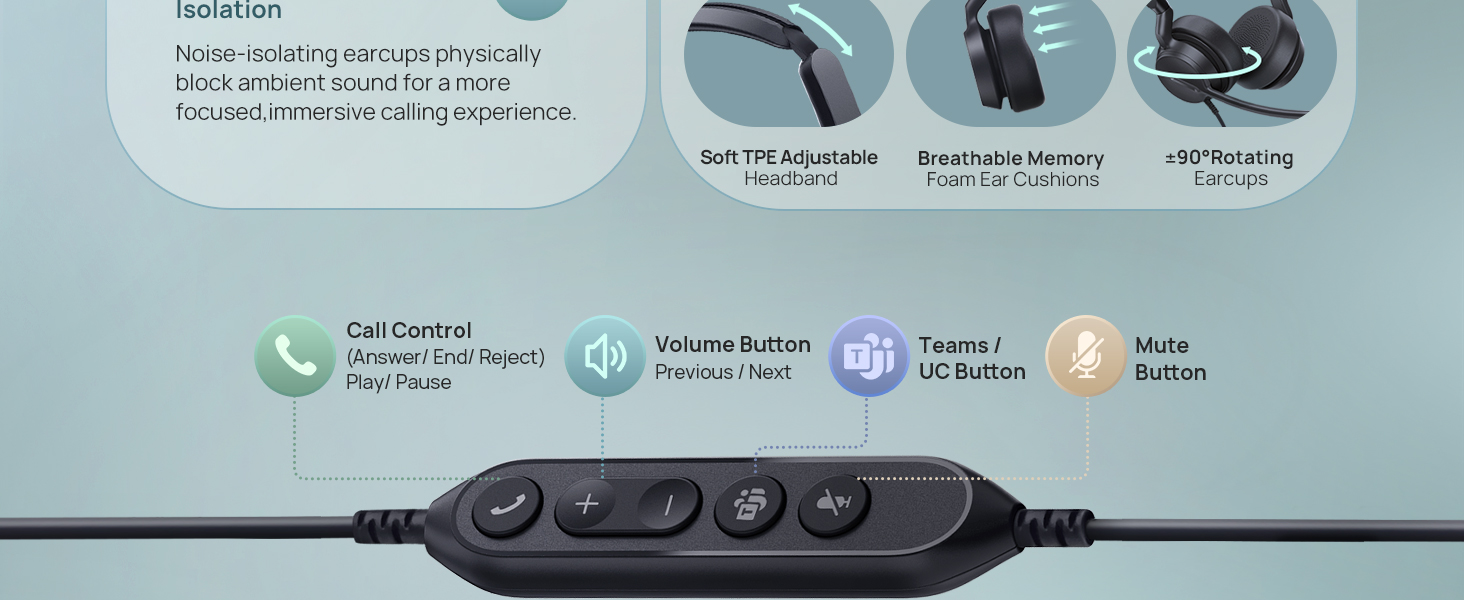corded headphones with mic
