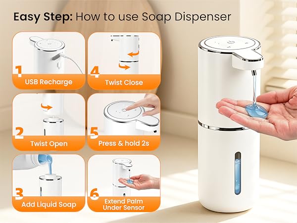 DONASIRA Touchless Automatic Liquid Soap Dispenser