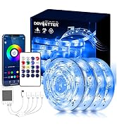 DAYBETTER Outdoor Led Strip Lights Waterproof, Smart Led Light Strips with Remote and App Control...