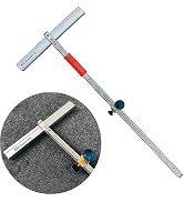 yeshine T-Shaped Glass Cutting Tool, Tile Cutters, Automatic Control Oiling, Nylon Pulley, 120cm ...