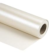 RUSPEPA Off White Matte Wrapping Paper-81.5 Sq Ft-Solid Color Pearly-lustre Paper Perfect for Wed...