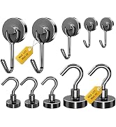 Tiergrade Mixed Sizes Magnetic Hooks, 2026 Cruise Cabin Ship Essentials Heavy Duty Strong Magnets...