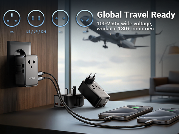 45W Universal Travel Adapter