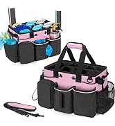 LoDrid Large Professional Cleaning Caddy with Detachable Divider, Supply Organizer with Handle an...