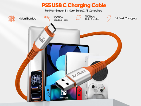 ps5 controller charger cord