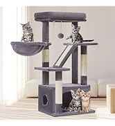 Taoqimiao Cat Tree,38.5-Inch Cat Tower for Indoor Cats,Suitable for Kittens with Luxurious cat co...
