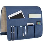 NB Sofa Armrest Organize remote holder bedside caddy organizer with 5 pockets,non-slip couch remo...