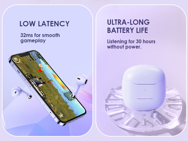 Ultra-low latency & Extra-long Playtime