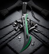 Snake Eye Tactical Fantasy Sword w/Nylon Sheath Machete Outdoors Camping