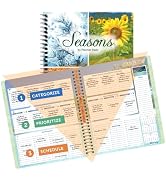 Planner Pad Spiral Bound 3-Tier Funnel Down 12 Month Medium Size Organizer, July 2026 – June 2027...