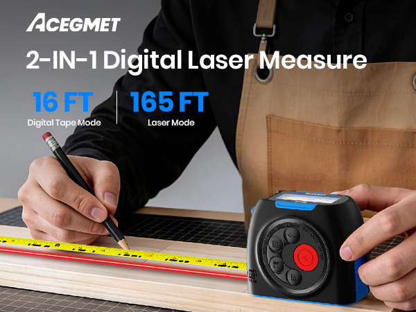 2-IN-1Digital LaserMeasure
